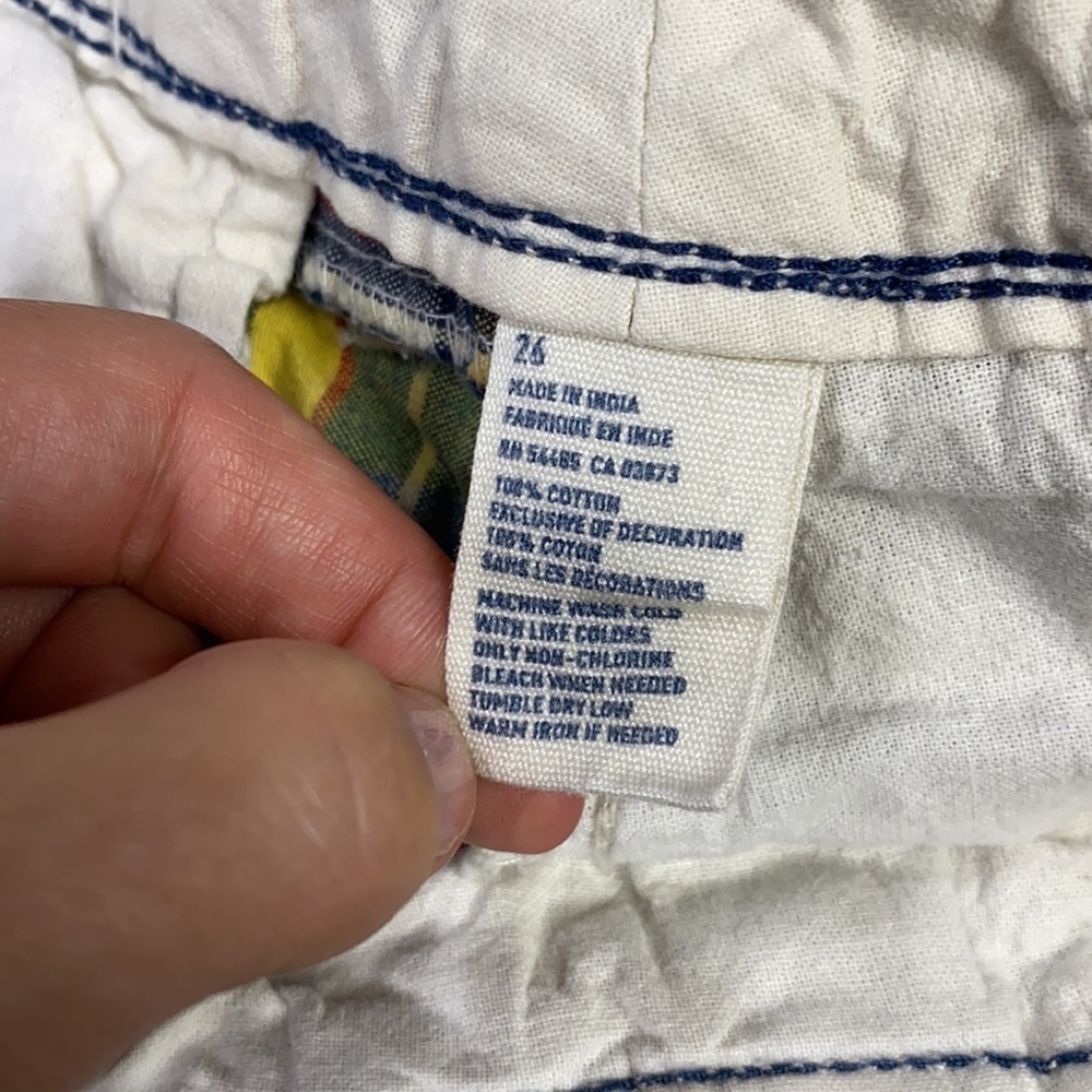 American Eagle Multi Color Patchwork Classic Leng… - image 7